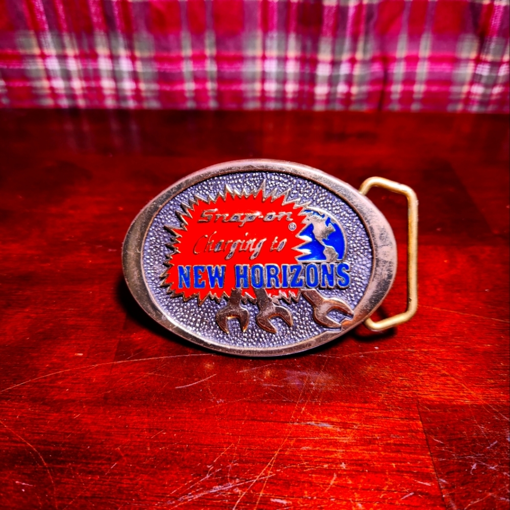 Snap On belt buckle